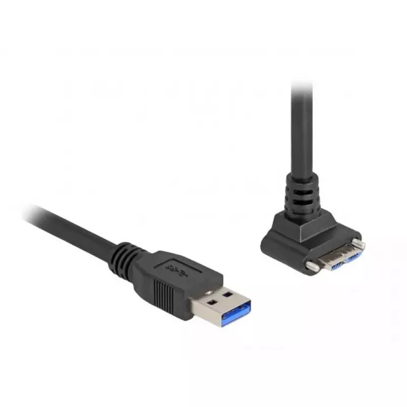 USB-kaabel DeLOCK 80483 Type-A-pistik Micro-B isasele 1 m 5 Gbps must
