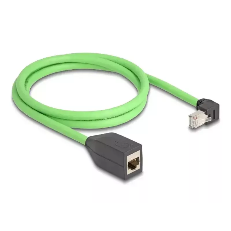 Võrgukaabel DeLOCK 80886 RJ-45 Cat6a 1m Must Roheline