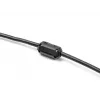Ferriitsüdamikuga klambri summutaja DELOCK 80945, must, nikkel/plast/tsink, 16,5×30×14 mm, komplektis 2 tk