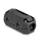 Ferriitsüdamikuga klambri summutaja DELOCK 80945, must, nikkel/plast/tsink, 16,5×30×14 mm, komplektis 2 tk