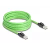 Võrgukaabel DeLOCK RJ45 Cat.6A pistik pistikusse SF/UTP 5 m roheline