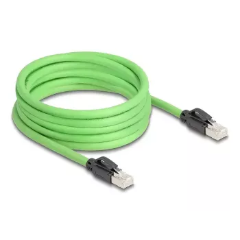 Võrgukaabel DeLOCK RJ45 Cat.6A pistik pistikusse SF/UTP 5 m roheline