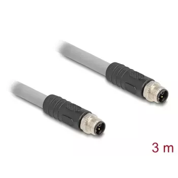 DeLOCK 80534 anduri/täituri kaabel 3 m RST M12 Hall