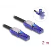 Võrgukaabel DeLOCK 80927 RJ-45 Cat6 2 m must violetne