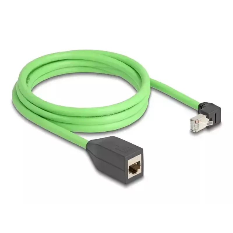 Võrgukaabel DeLOCK 80887 RJ-45 Cat6a 2m Must Roheline