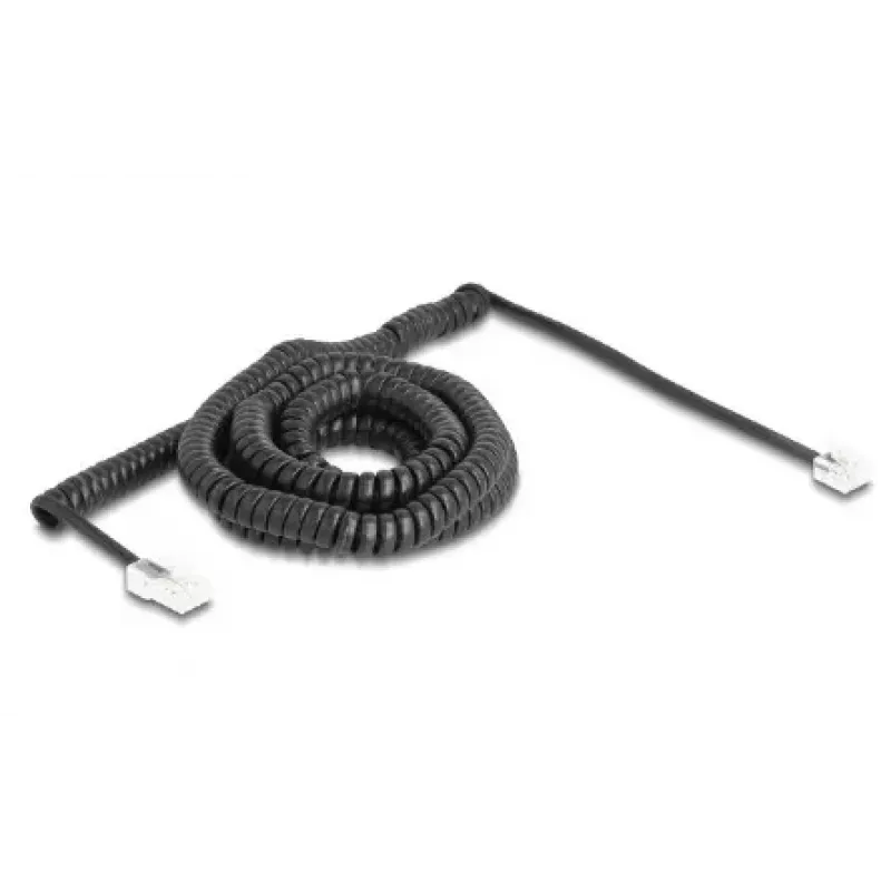 DeLOCK telefonikaabel 10 m must RJ-11 RJ-45