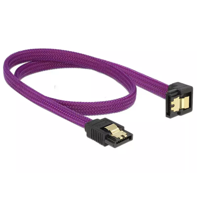 SATA-kaabel DeLOCK 83696 0,5 m lilla