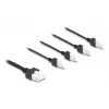 Toitekaabel DeLOCK 90173 Must 1 m 4 x DC