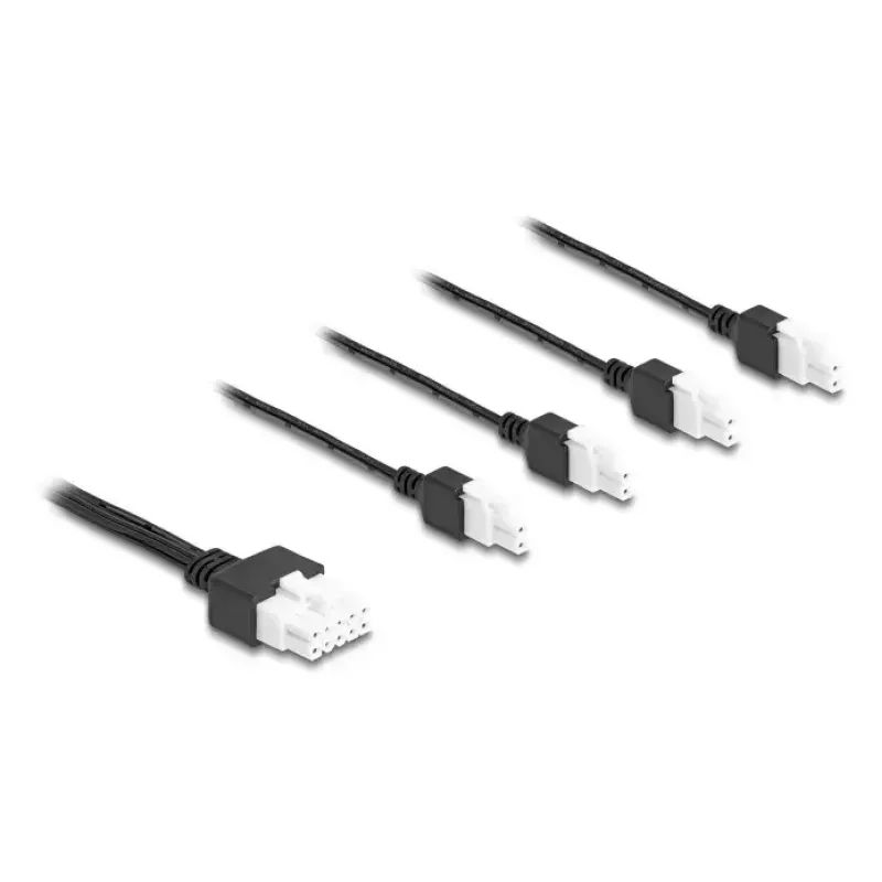 Toitekaabel DeLOCK 90173 Must 1 m 4 x DC