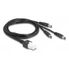 DeLOCK 90168 toitekaabel Must 1 m 3 x DC 48 V