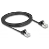 Võrgukaabel DeLOCK 81164 RJ-45 Cat6a 1,5 m Must