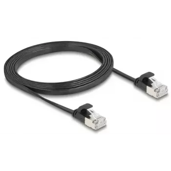 Võrgukaabel DeLOCK 81164 RJ-45 Cat6a 1,5 m Must