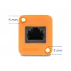 Võrgukaabel DELOCK 90803 Cat5e U/UTP RJ-45 to RJ-45 Must/Oranž 0,3 m