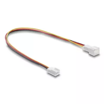 Kaabli pikendus DELOCK 90870 arvuti jahutussüsteemidele, PVC, Ø 1,3 mm, must/punane/valge/kollane