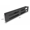 Kaablihalduse suunamispaneel 19 tolli 2U DELOCK metallist must 4 avaga