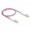 Optical Fiber kaabel DeLOCK LC Duplex to LC Duplex OM4 1m