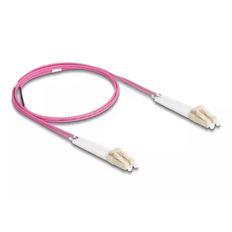 Optical Fiber kaabel DeLOCK LC Duplex to LC Duplex OM4 1m