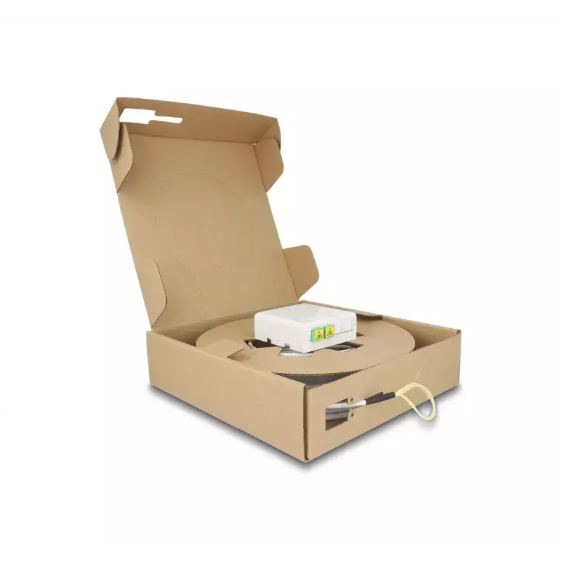 DeLOCK fiiberoptiline ühenduskarp 2 x SC/APC Simplex 20 m kaabel