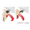 USB-kaabel DeLOCK 83851 USB 2.0 3m USB A Micro-USB B Must
