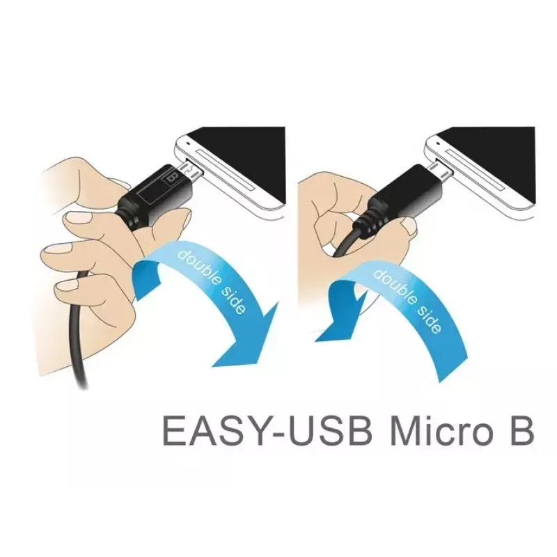 USB-kaabel DeLOCK 83851 USB 2.0 3m USB A Micro-USB B Must