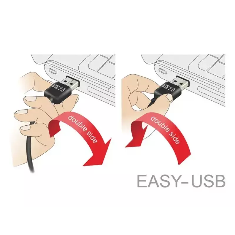 USB-kaabel DeLOCK 83856 USB 2.0 2 m USB A Micro-USB B must