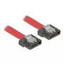 SATA kaabel DeLOCK 0.5m SATA III 7-kontaktiline punane
