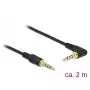 Helikaabel DeLOCK 85613 2m 3.5mm Must