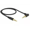 Audio kaabel DeLOCK 85607 0.5m 3.5mm Must