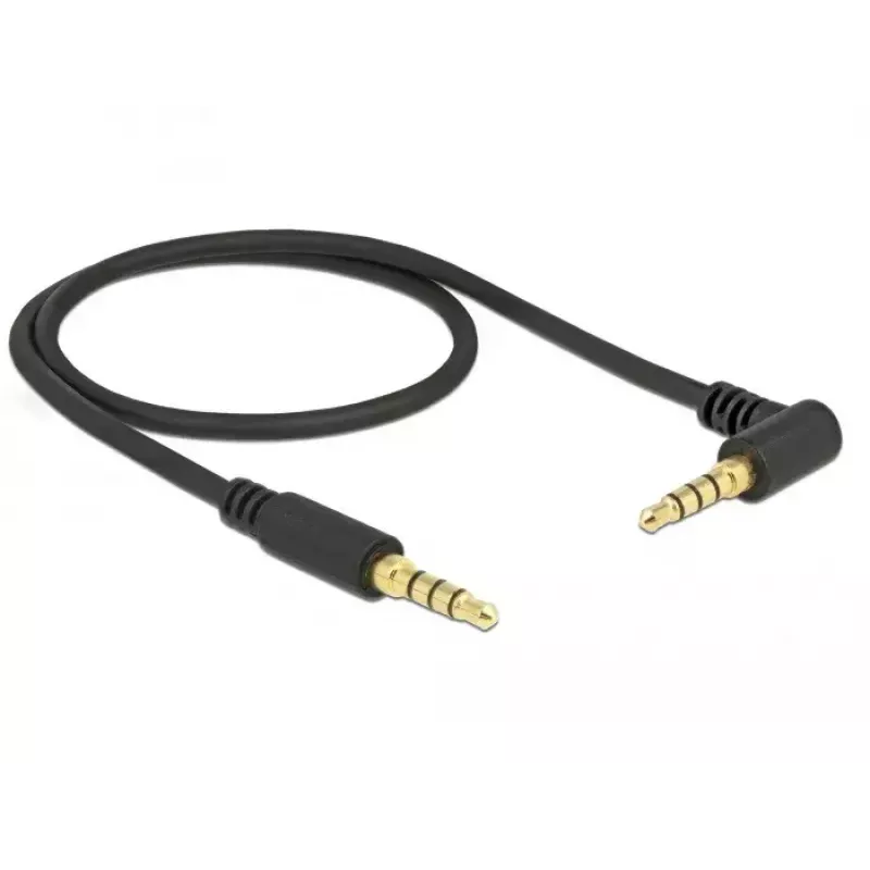 Audio kaabel DeLOCK 85607 0.5m 3.5mm Must