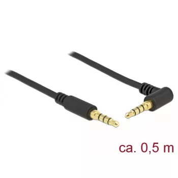 Audio kaabel DeLOCK 85607 0.5m 3.5mm Must