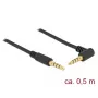 Audio kaabel DeLOCK 85607 0.5m 3.5mm Must