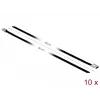 Kaabliside DeLOCK 18812 Teras Must 500mm 10 tk