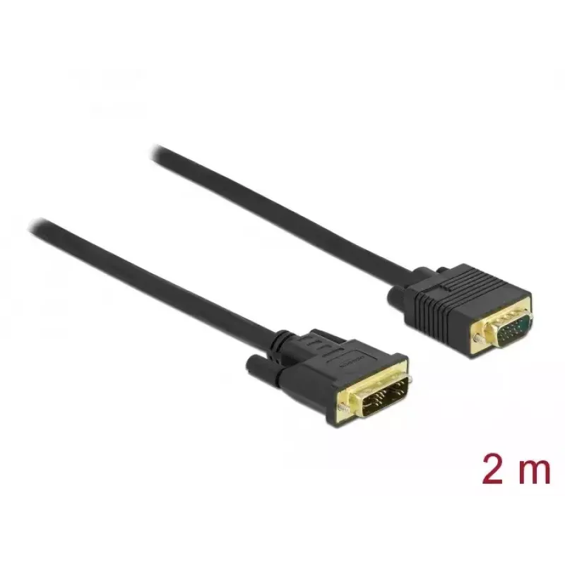 DVI-VGA-kaabel DeLOCK 86749 2m