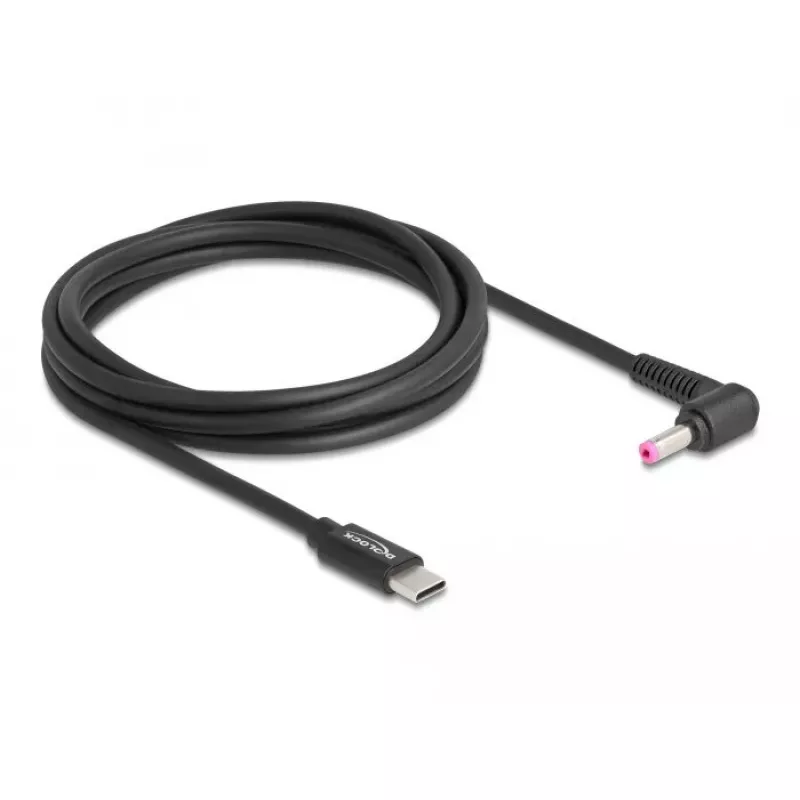 DeLOCK sülearvuti laadimiskaabel USB USB-C isane HP 4,8 x 1,7 mm isasele 1,5 m 20 V