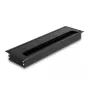 Kaabli läbiviik DELOCK 66857 lauale, must, 80×280×28 mm, 1 tk