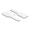 DeLOCK Mini takjakinnitusega kaablihoidja P 90 mm x L 24 mm isekleepuv 10 tk valge