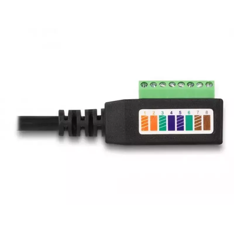 DeLOCK RJ45 kaabel Cat.5e pistik klemmiploki adapterile 21,5 cm