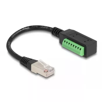 DeLOCK RJ45 kaabel Cat.5e pistik klemmiploki adapterile 21,5 cm