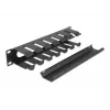 Kaablihalduspaneel DeLOCK 10 tolli 66843 must