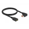 DisplayPort pikenduskaabel DeLOCK 87077 1m 8K 60Hz täisnurkne