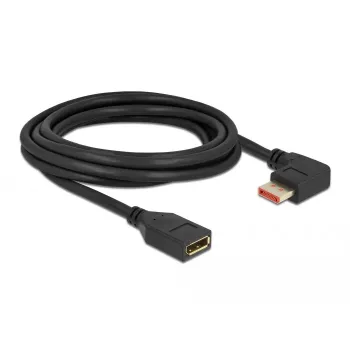 DisplayPorti pikenduskaabel DeLOCK 87079 3 m 8K 60 Hz nurga all