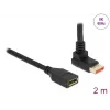 DisplayPort pikenduskaabel DeLOCK 90° ülespoole nurga all 8K 60 Hz 2 m