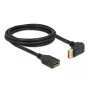 DisplayPort pikenduskaabel DeLOCK 90° ülespoole nurga all 8K 60 Hz 2 m