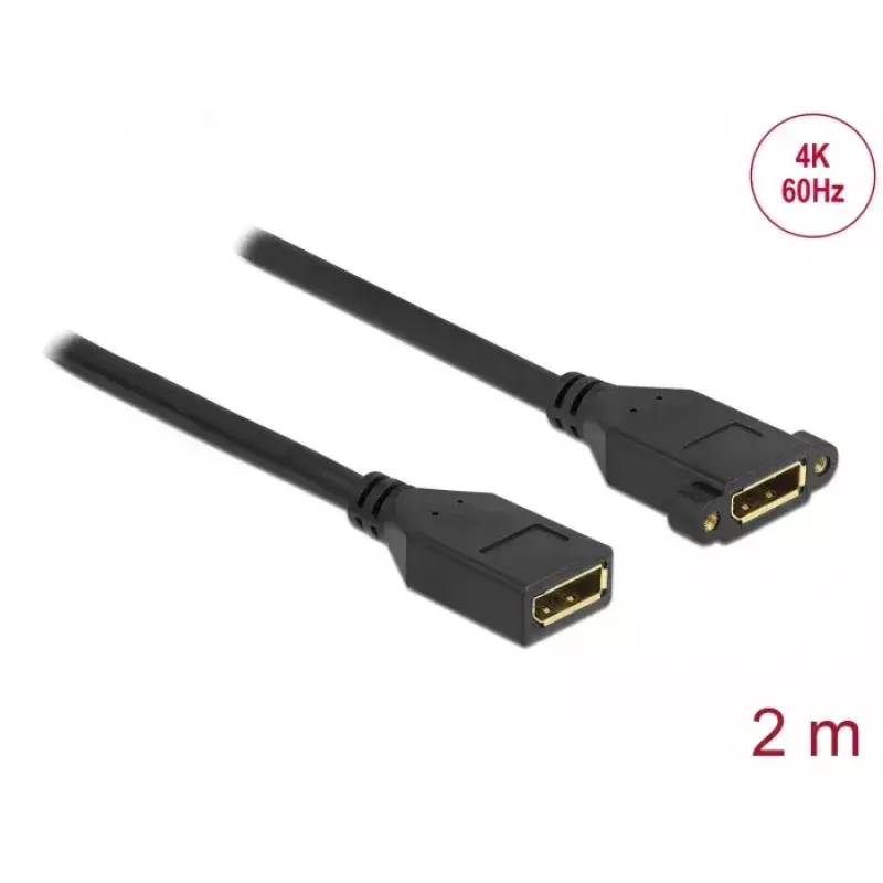 DisplayPort-kaabel emane-emane paneelikinnitusega DeLOCK 87101