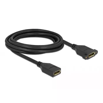 DisplayPort-kaabel emane-emane paneeli kinnitusega DeLOCK 87103 3 m