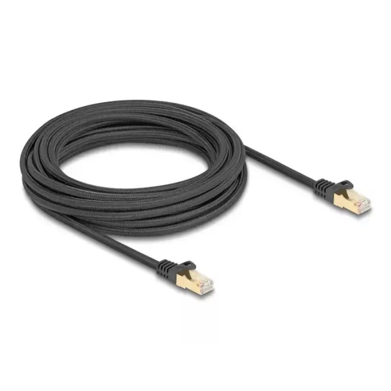 DeLOCK RJ45 võrgukaabel Cat.6A S/FTP 7,5 m Must