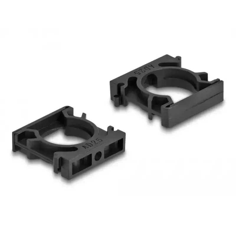 Kaablihoidja DeLOCK 60486 25 mm must 4 tk