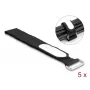 Köiteside kinnitus DeLOCK 19608 takjapael 305x25mm must 5 tk