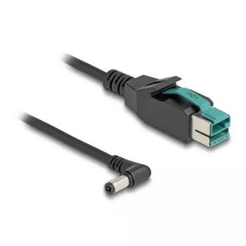 DeLOCK PoweredUSB-kaabel isane 12 V – DC 5,5 x 2,5 mm isane nurga all 3 m