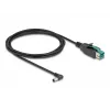 DeLOCK PoweredUSB-kaabel isane 12 V kuni DC 5,5 x 2,1 mm isane nurga all 2 m